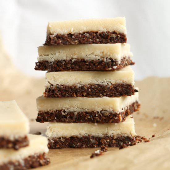 Hemp, Chocolate and Tahini Bars