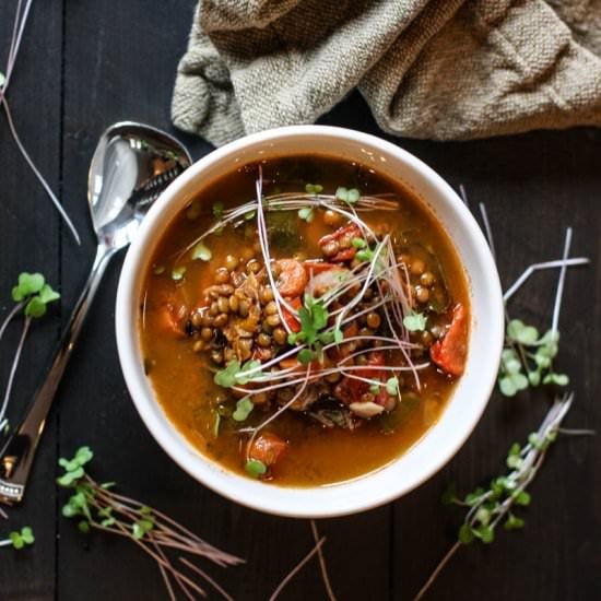 Lentil Vegetable Soup