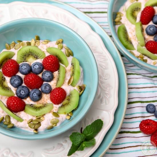 Banana Yogurt Fruit Breakfast Bowl