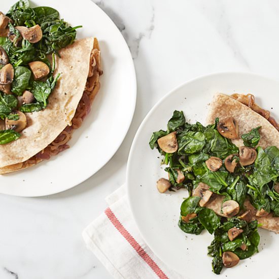 Caramelized Onion Crepes