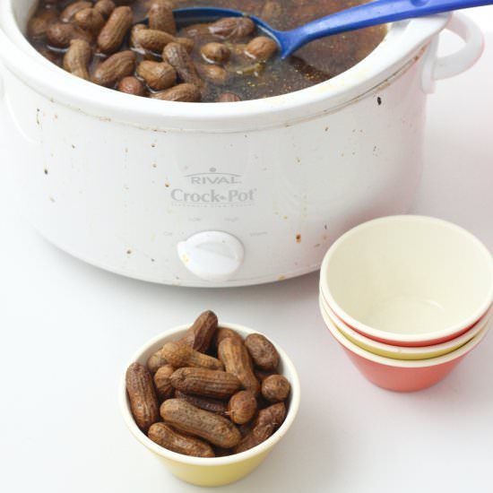 Slow Cooker Boiled Peanuts