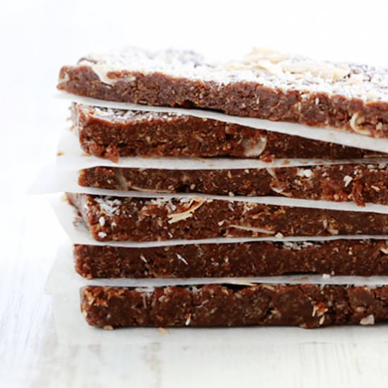 Raw No-Bake Date And Coconut Bars