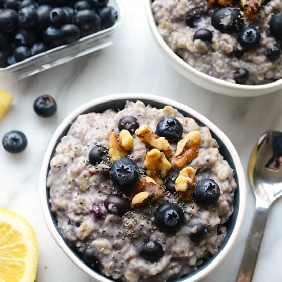 Blueberry Chia Oatmeal