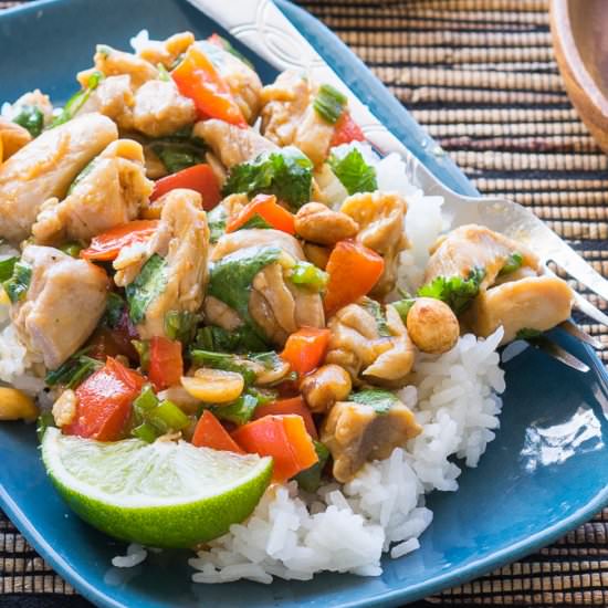 Cilantro Chicken Stir Fry