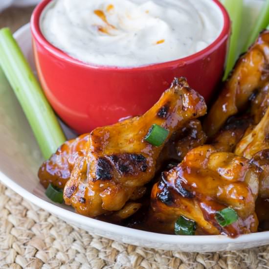 Baked Honey BBQ Wings