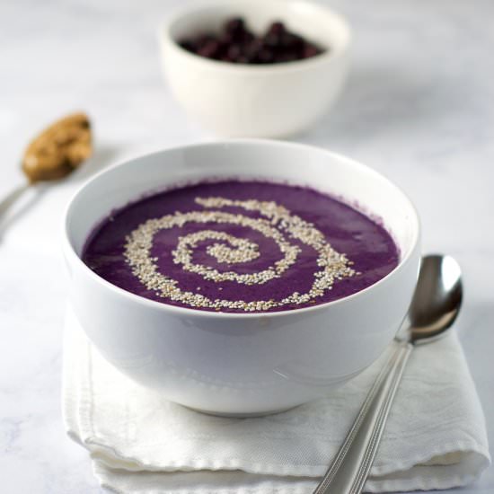 Blueberry Cinnamon Bun Smoothie