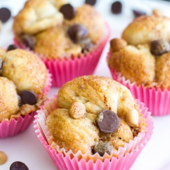 Chocolate Peanut Butter Monkey Bread