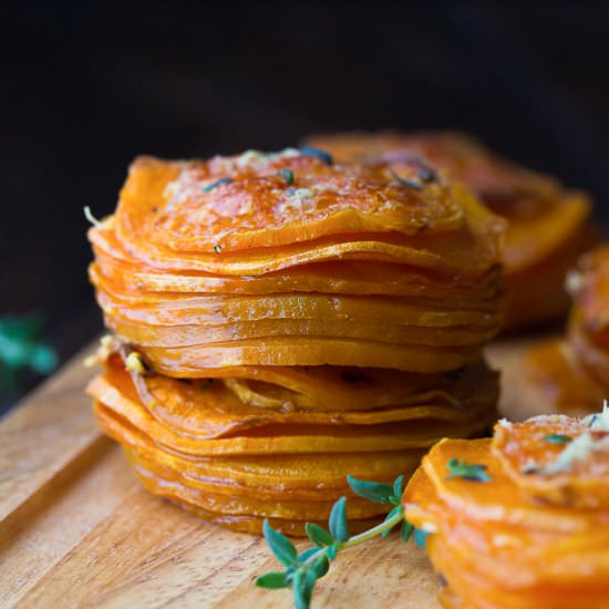 Herbed Sweet Potato Stacks
