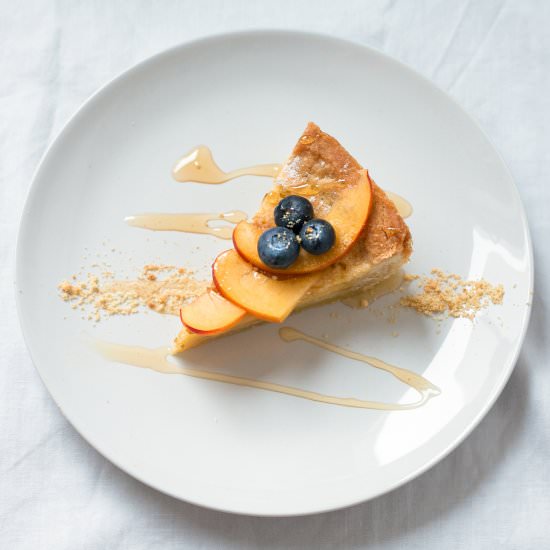 Frangipane Tart with Peaches