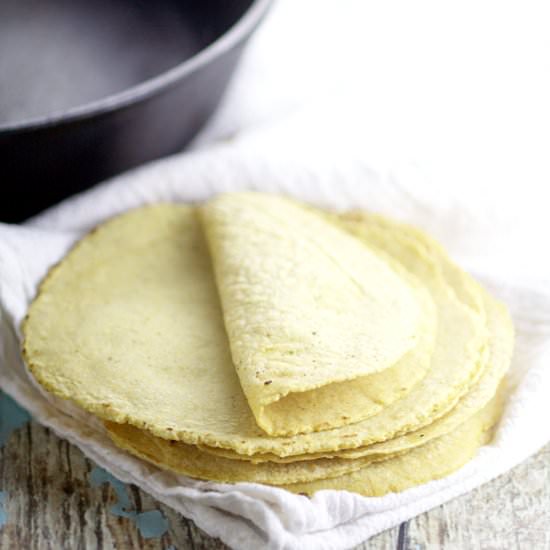 Homemade Corn Tortillas