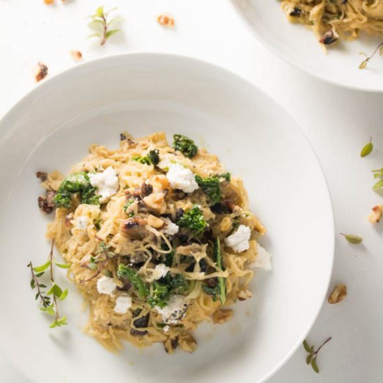 Spaghetti Squash with Nutmeg Sauce