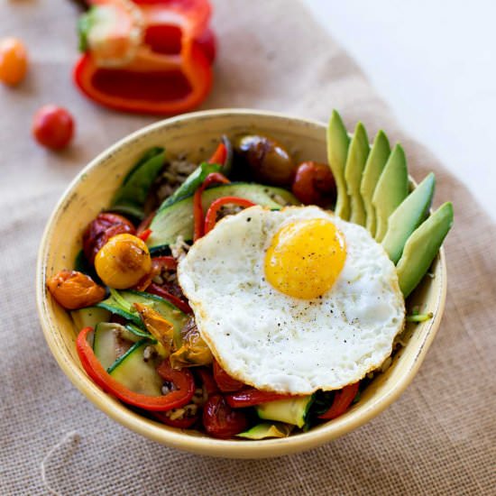 Rice and Veggie Bowl