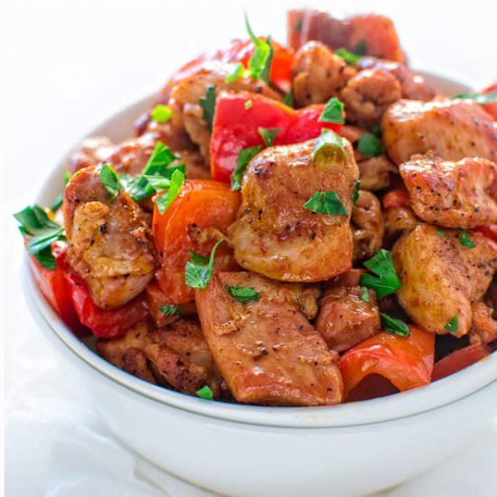 Quick and Smoky Paprika Chicken