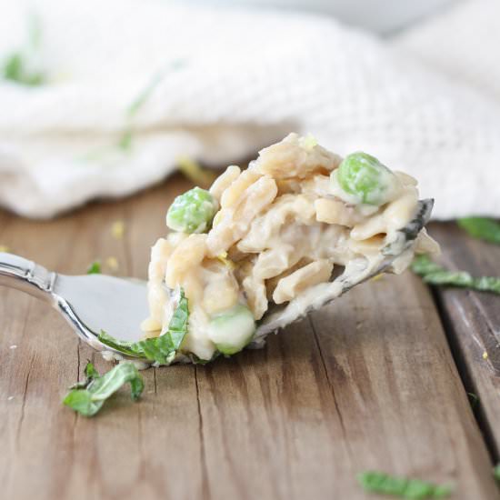 Creamy Vegan Orzo Risotto