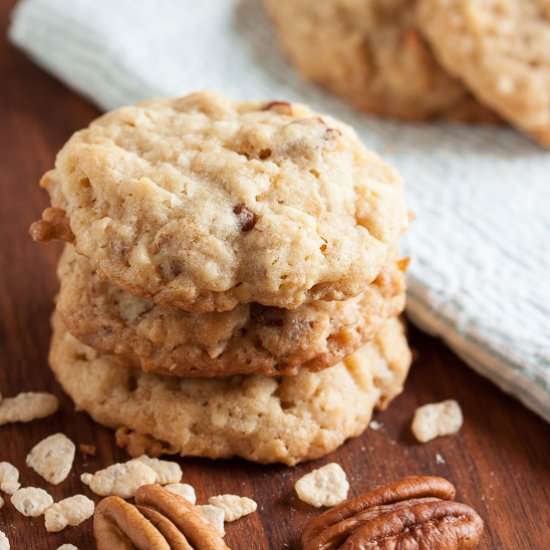 Chewy Crunchy Coconut Oatmeal Cookie