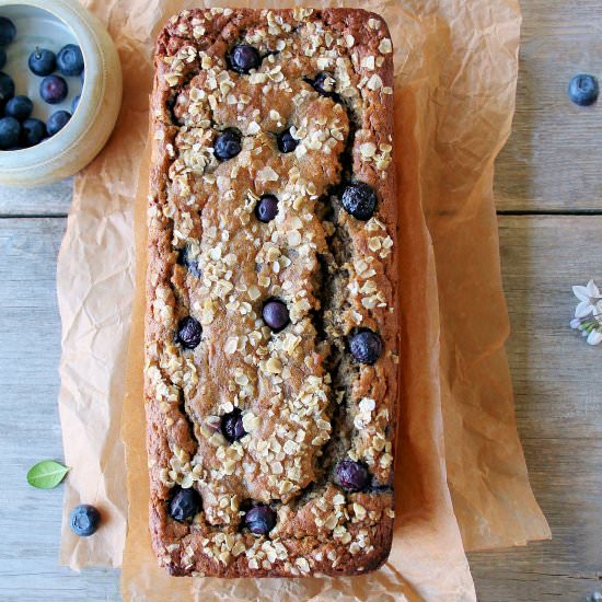Blueberry Yogurt Banana Bread