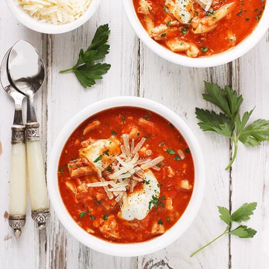 Chicken Parmesan Soup