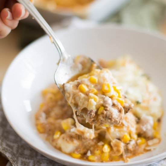 Cheesy Shepherd’s Pie
