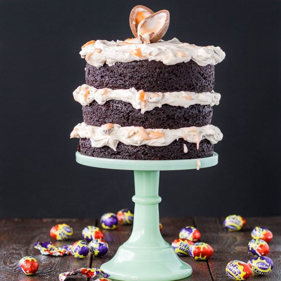 Cadbury Creme Egg Cake