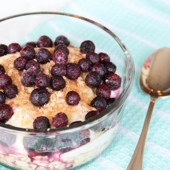 Blueberry Vanilla Overnight Oats