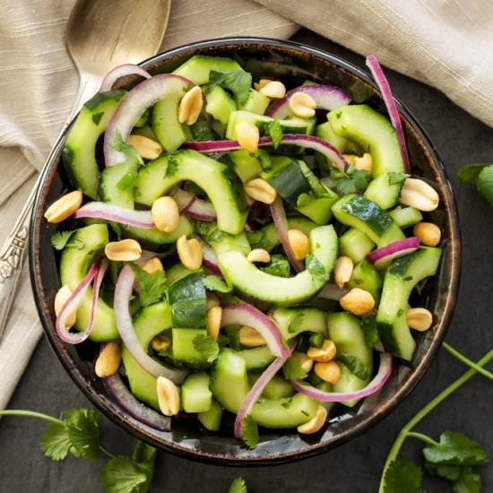 Crunchy Thai Cucumber Salad