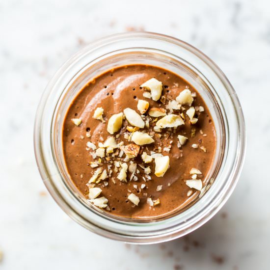 Chocolate Coconut Pudding