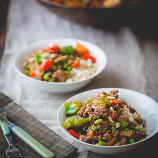 Hoisin Pork and Pepper Stir-fry
