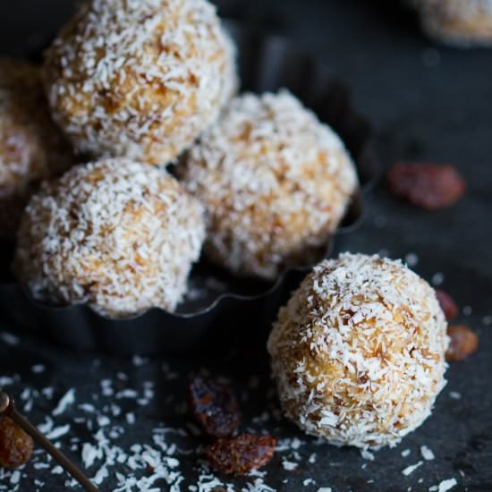 Sultana Coconut Bliss Balls