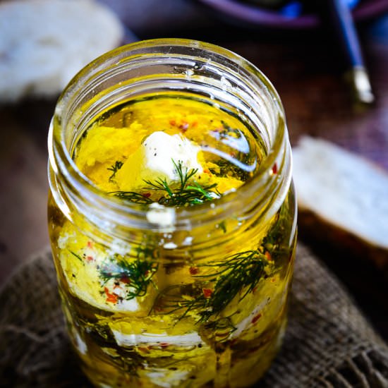 Marinated Feta Cheese