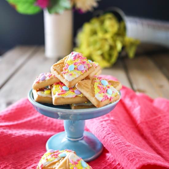 White Chocolate Spring Cookies