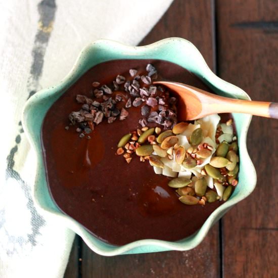 Cocoa Swirl Acai Bowl