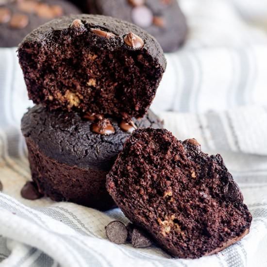 Low-Cal Chocolate Muffins