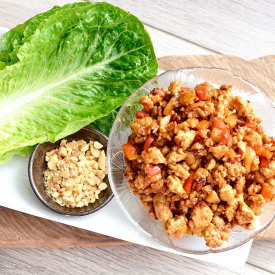 Asian Chicken Lettuce Wraps