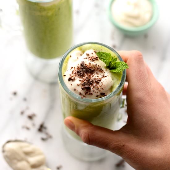 Healthy Mint Chip Shake
