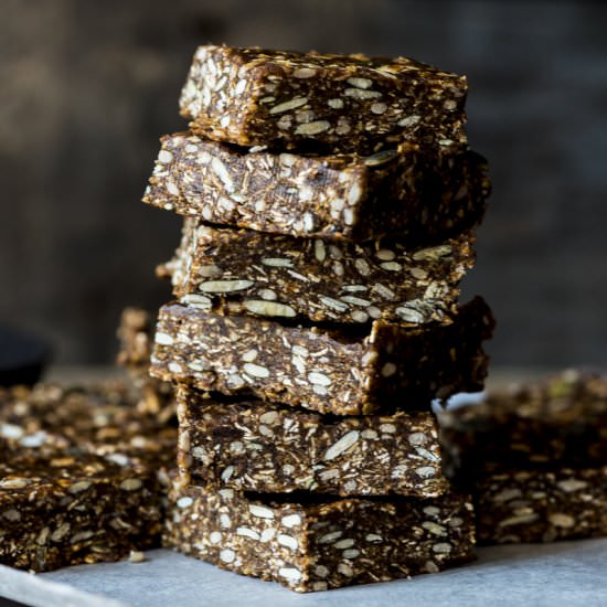 Vegan No Bake Granola Bars