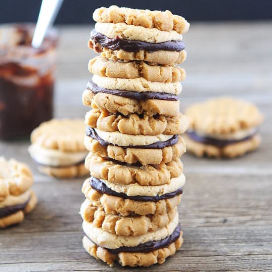 Chocolate Peanut Butter Cookies