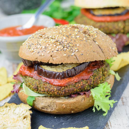 Best Hot Quinoa Burger