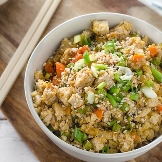 Easy Vegan Cauliflower Fried Rice