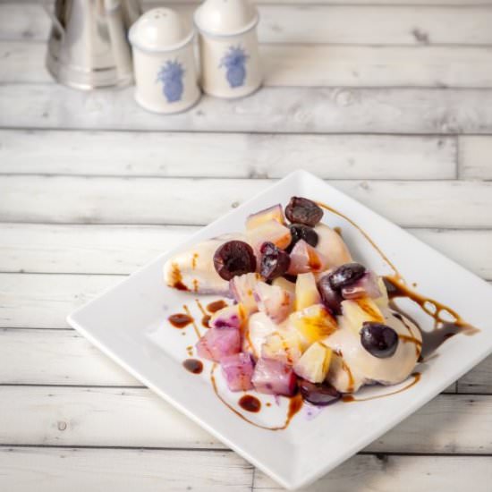 Pineapple Cherry Balsamic Chicken