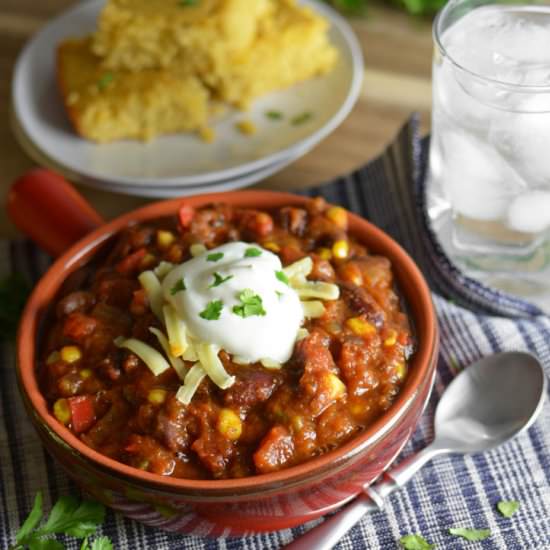 Crock-Pot Vegetable Chili