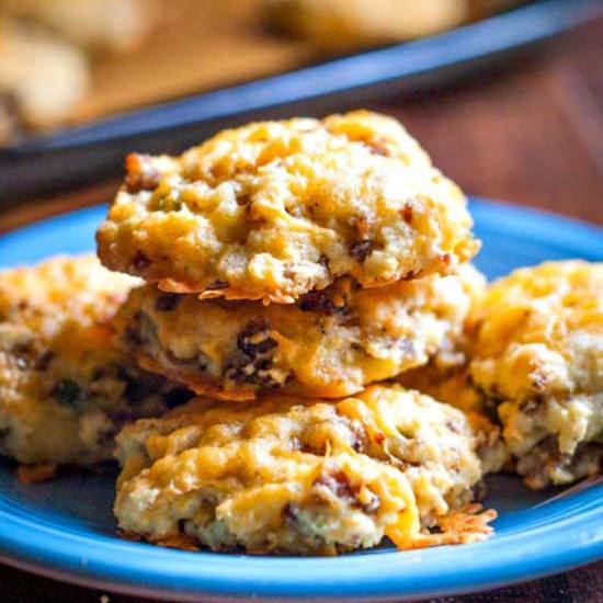 Savory Breakfast Cookies (low carb)