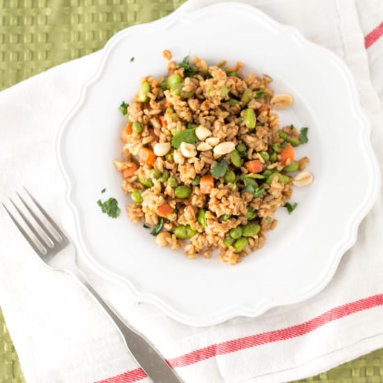 Whole Grain Veggie Fried Rice 