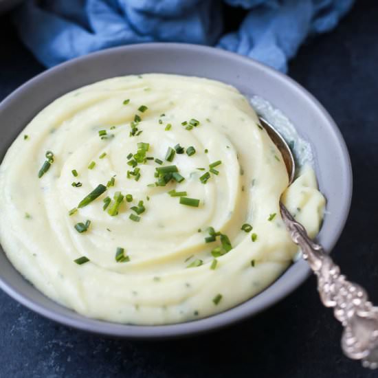Parsnip Garlic Mashed Potatoes