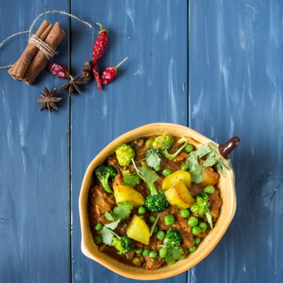 Broccoli Potatoes Curry