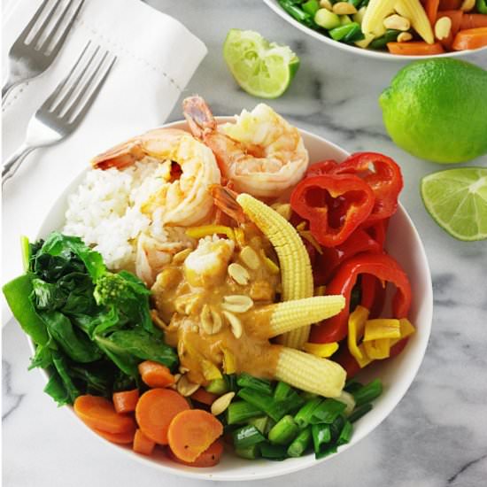 Thai Spicy Shrimp Bowl