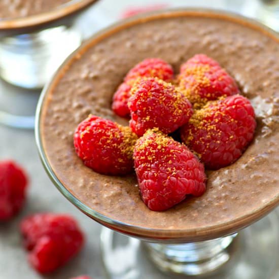 Mocha Chia Seed pudding