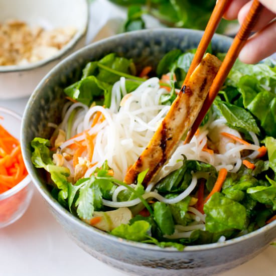 Vietnamese Chicken Noodle Salad