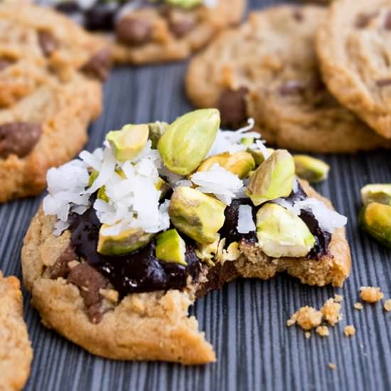 Peanut butter & chocolate cookies