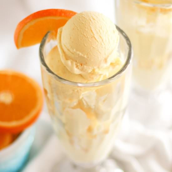 Orange Creamsicle Ice Cream