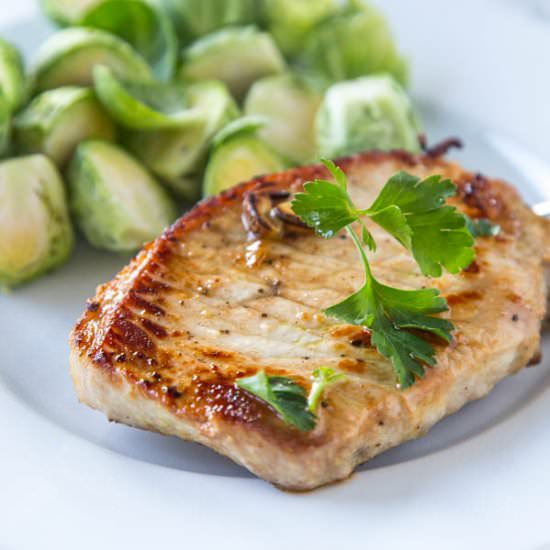 Lemon Garlic Pork Chops